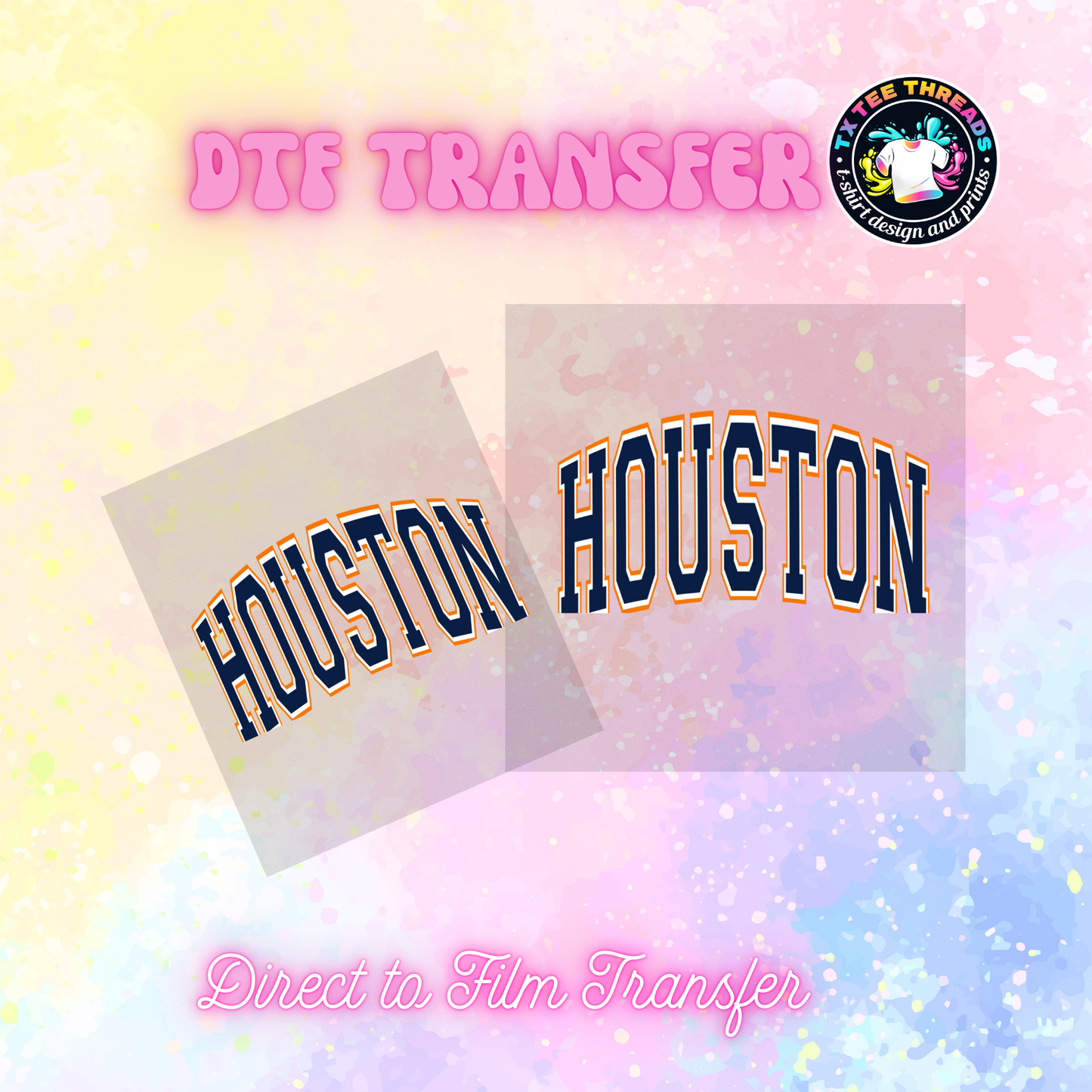 H-Town Baseball DTF SINGLE transfers