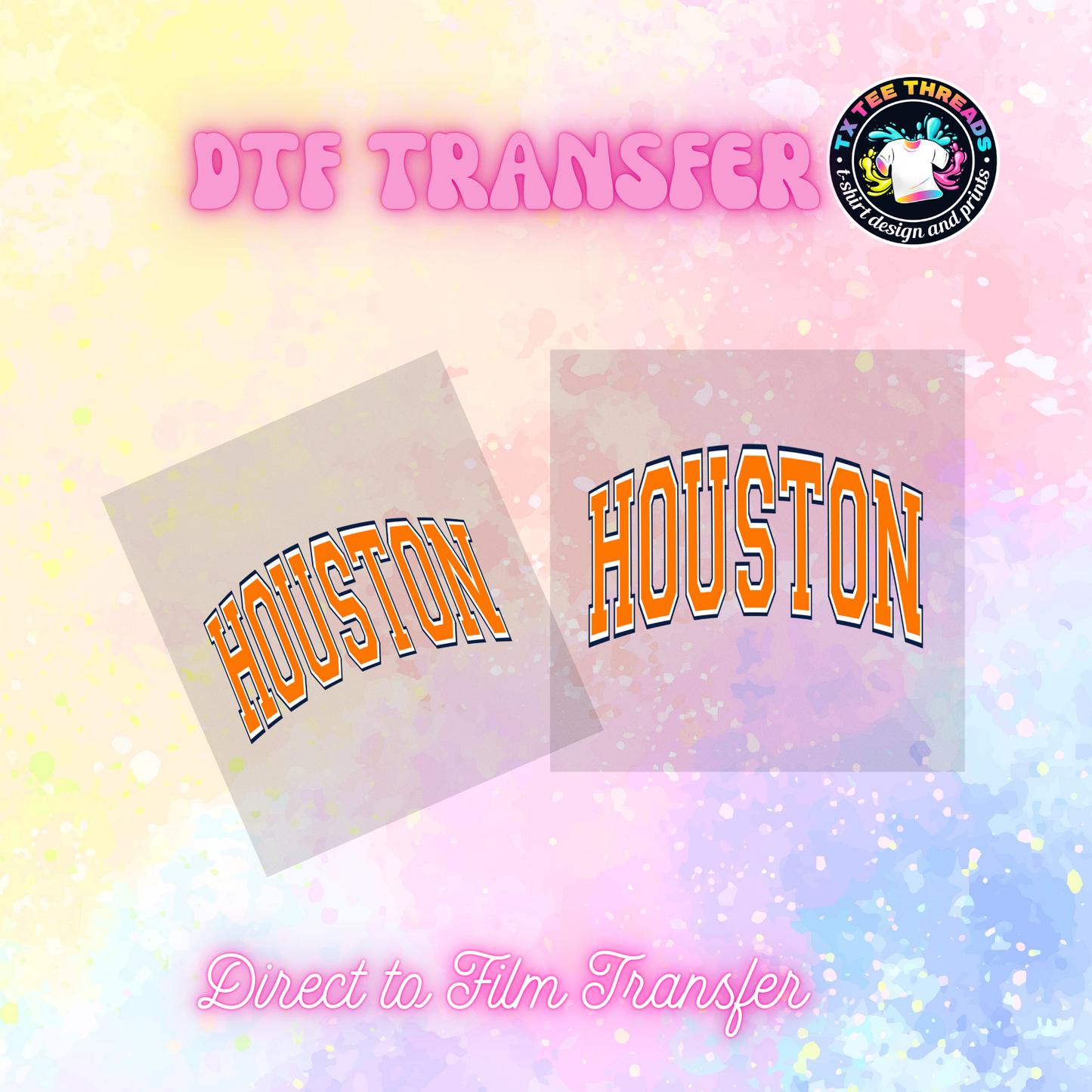 H-Town Baseball DTF SINGLE transfers