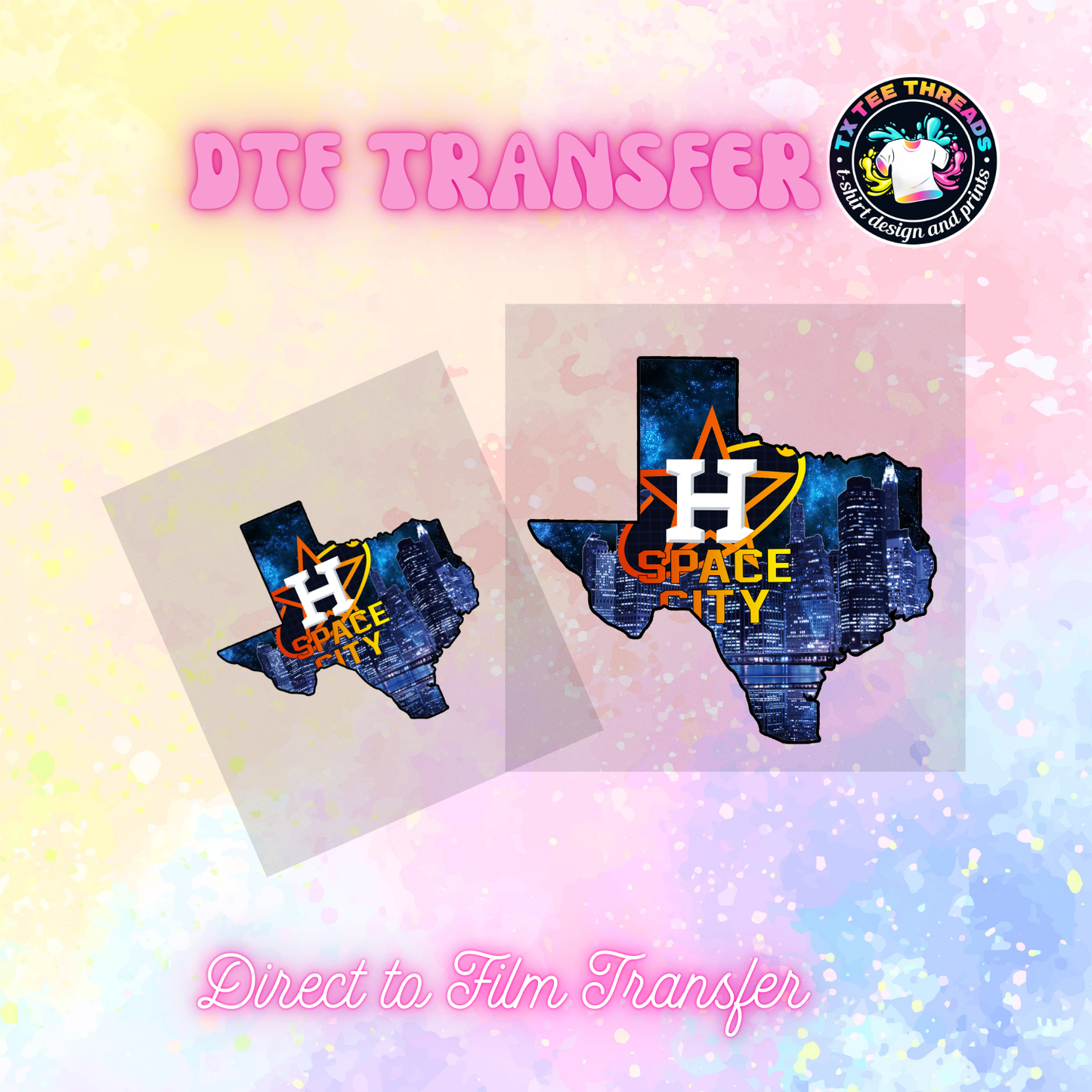 H-Town Baseball DTF SINGLE transfers