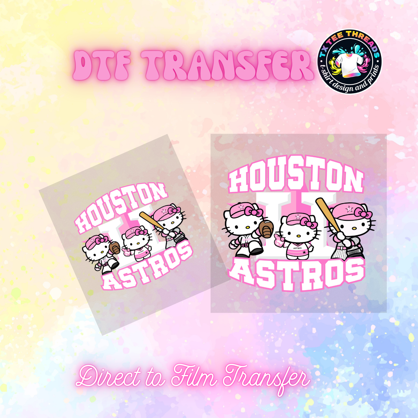 H-Town Baseball DTF SINGLE transfers