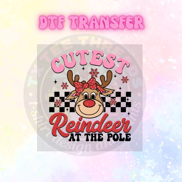Girl Christmas DTF SINGLE transfers