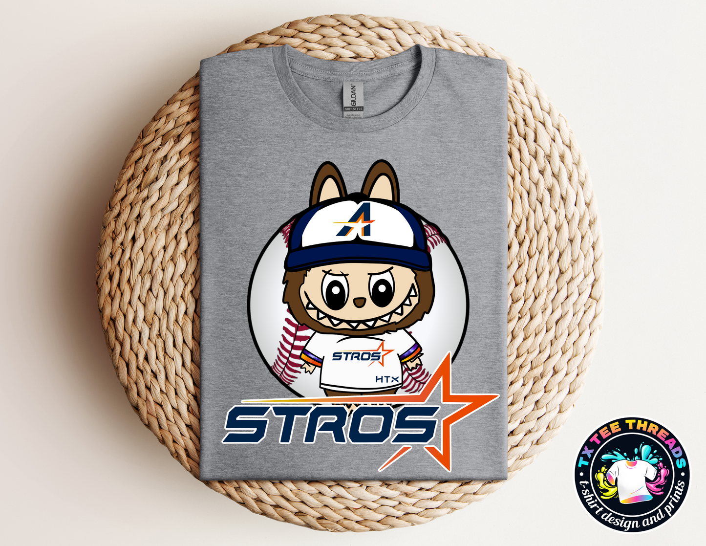 Mini Monster Houston Baseball Tee