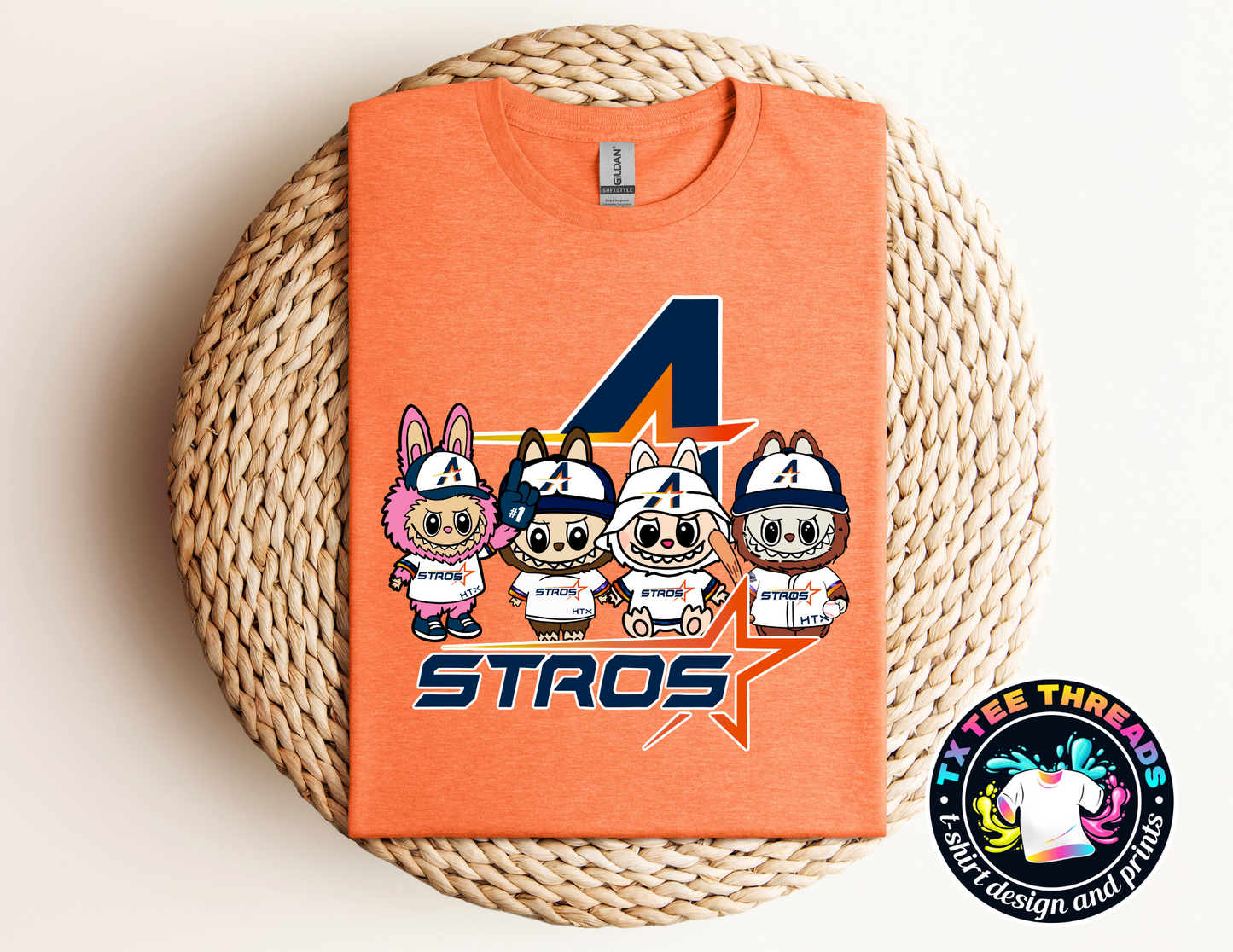 Mini Monsterteam h-town baseball tee