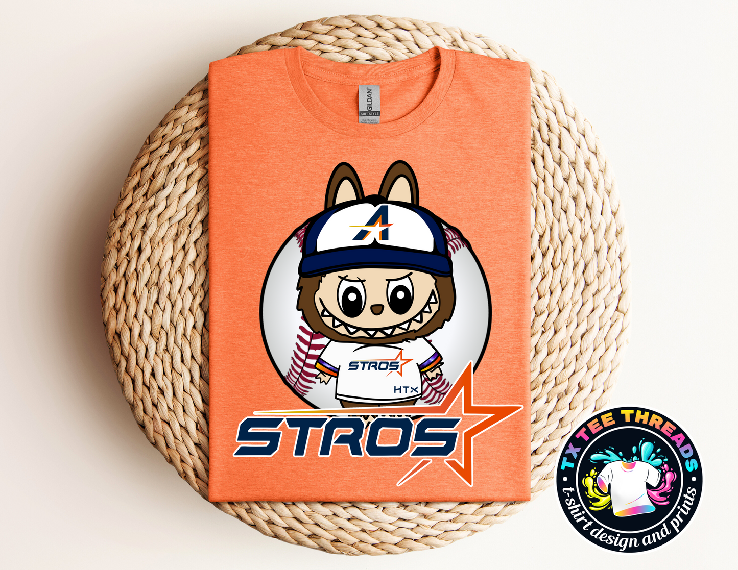 Mini Monster Houston Baseball Tee