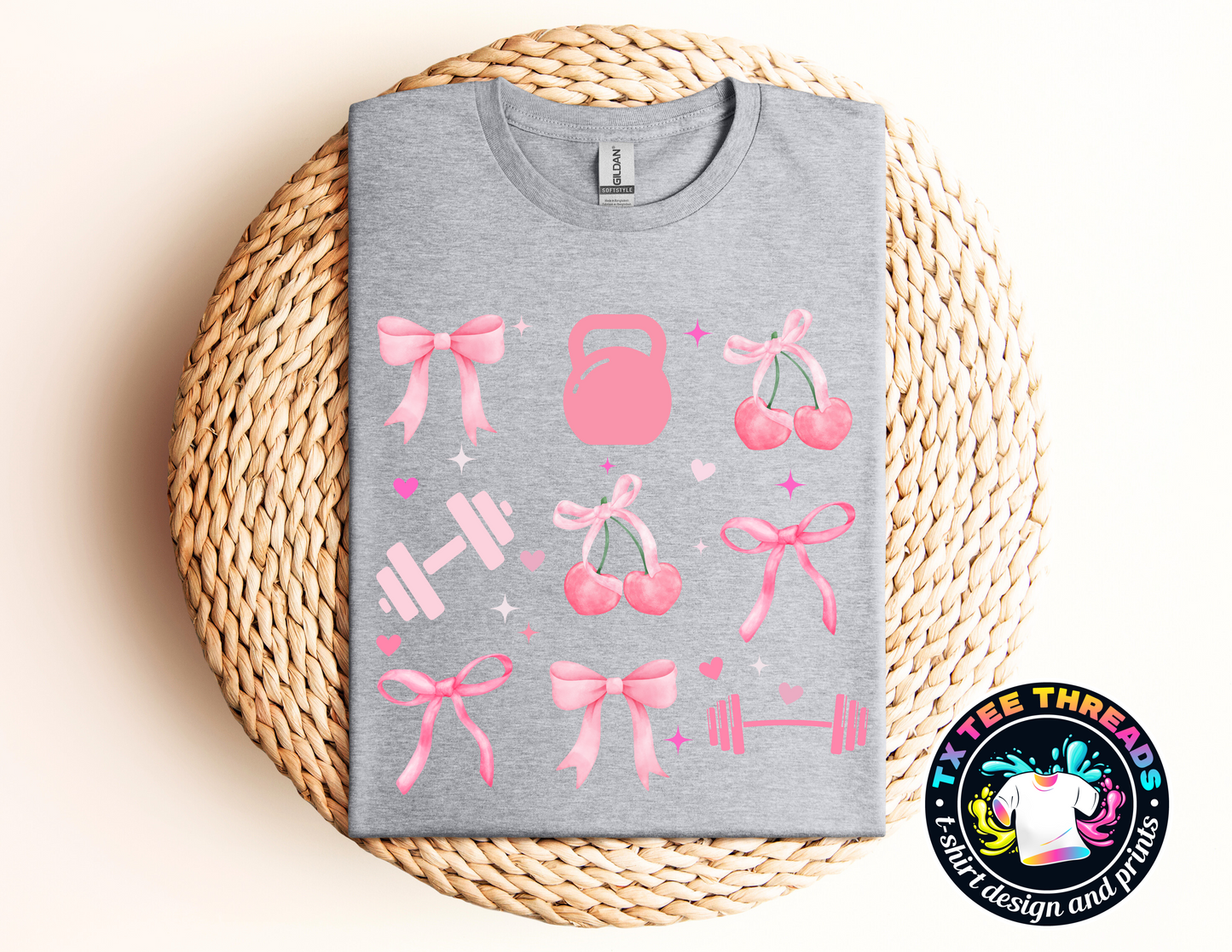 Coquette Gym Girly t-shirt