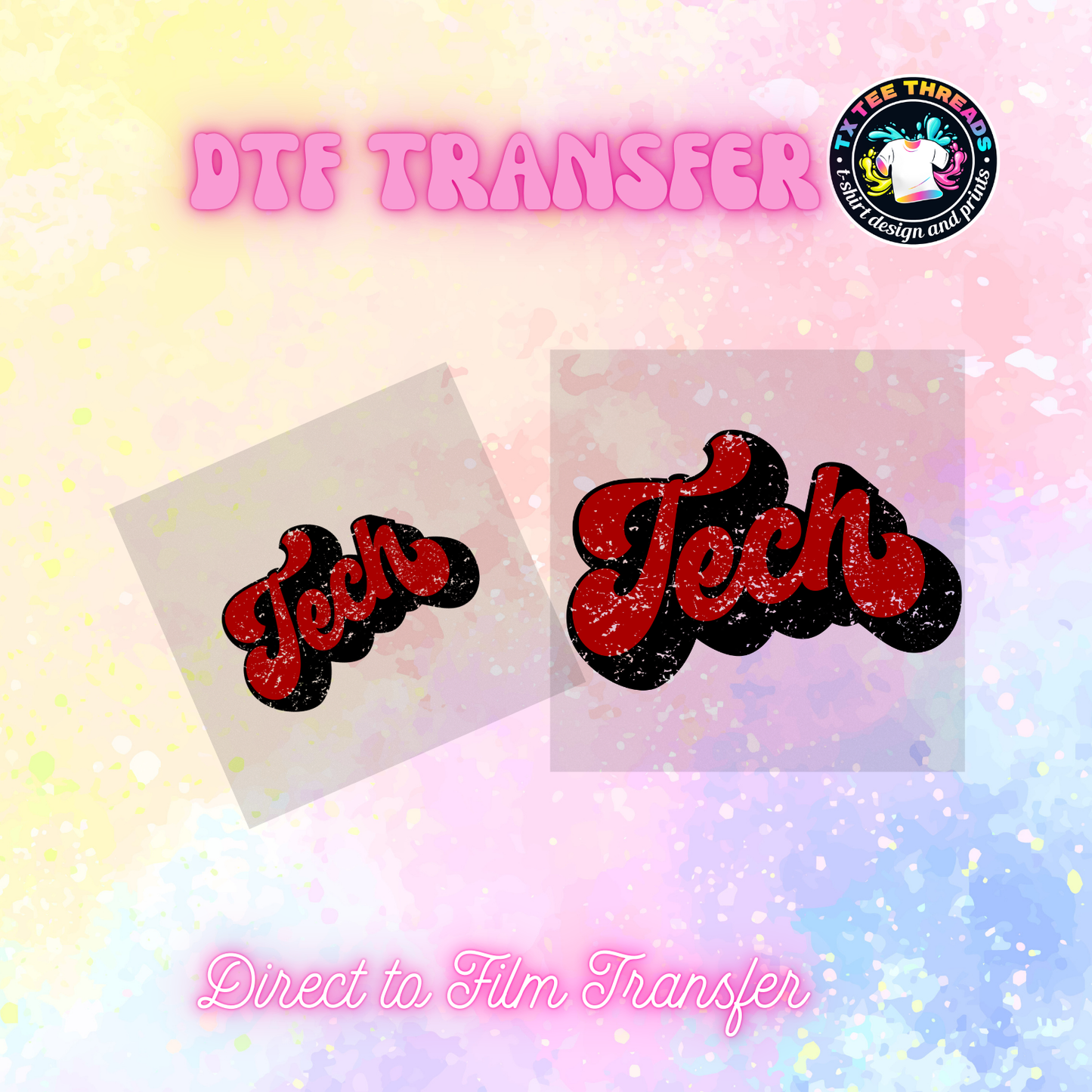 Raiders Texas DTF SINGLE transfers