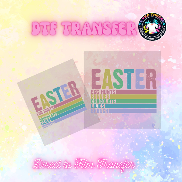 Easter Themed DTF SINGLE Transfer