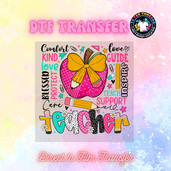Teacher Designs (1) DTF Single Transfer
