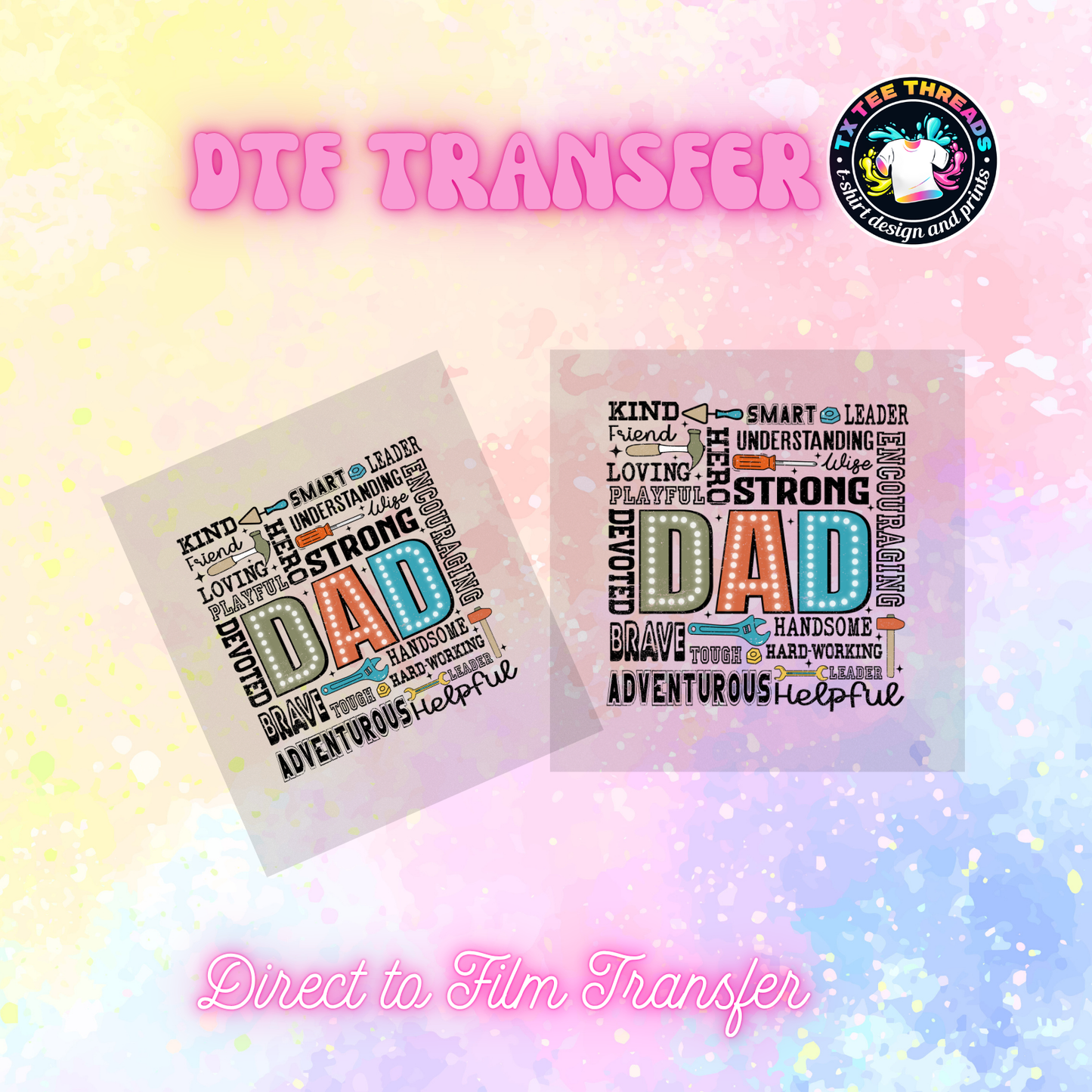 Fathers Day DTF Designs