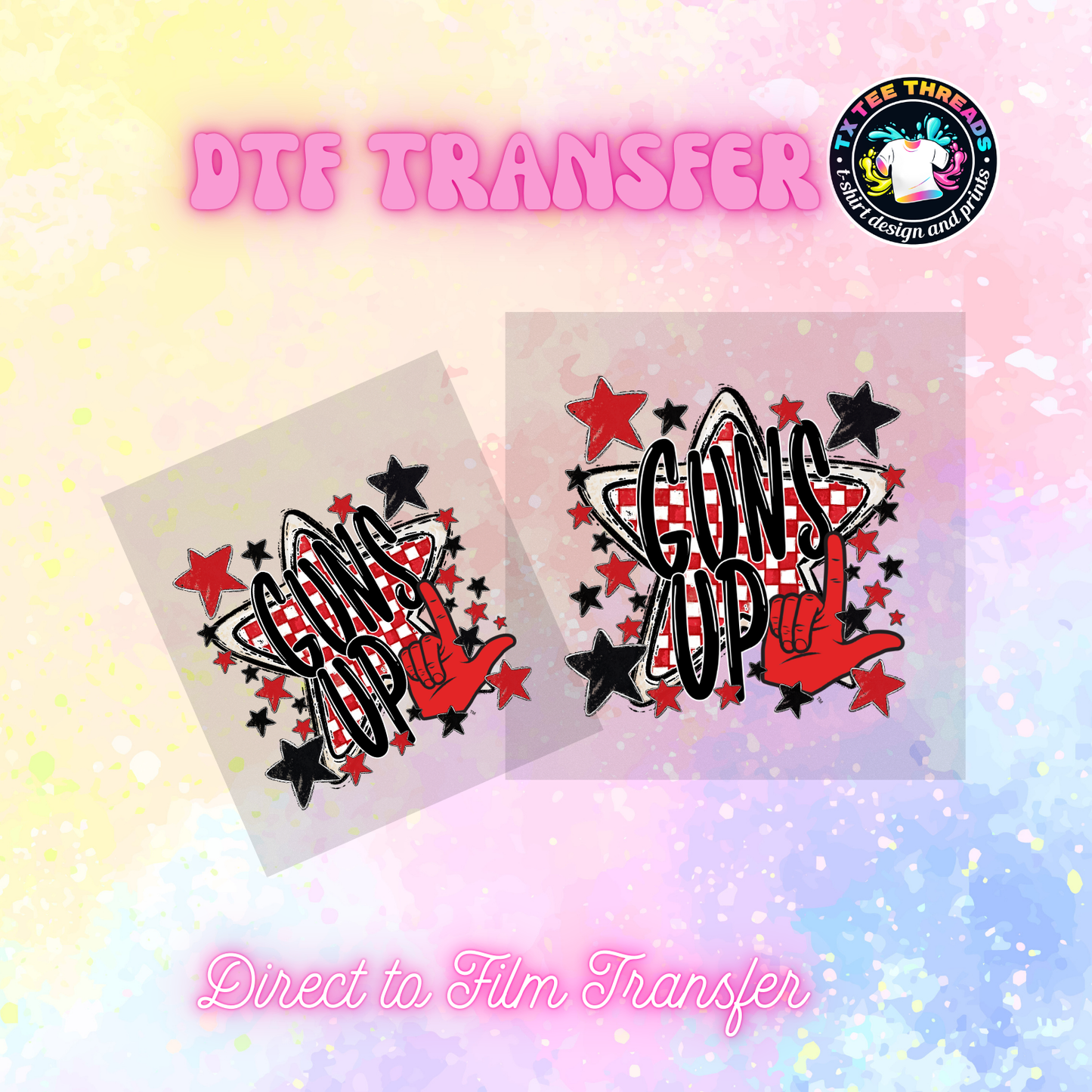 Raiders Texas DTF SINGLE transfers