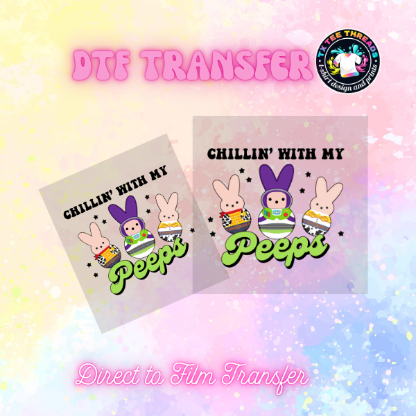 Easter Themed Kids DTF Transfers