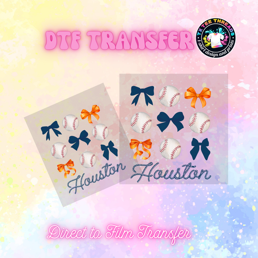 H-Town Baseball  DTF SINGLE transfer