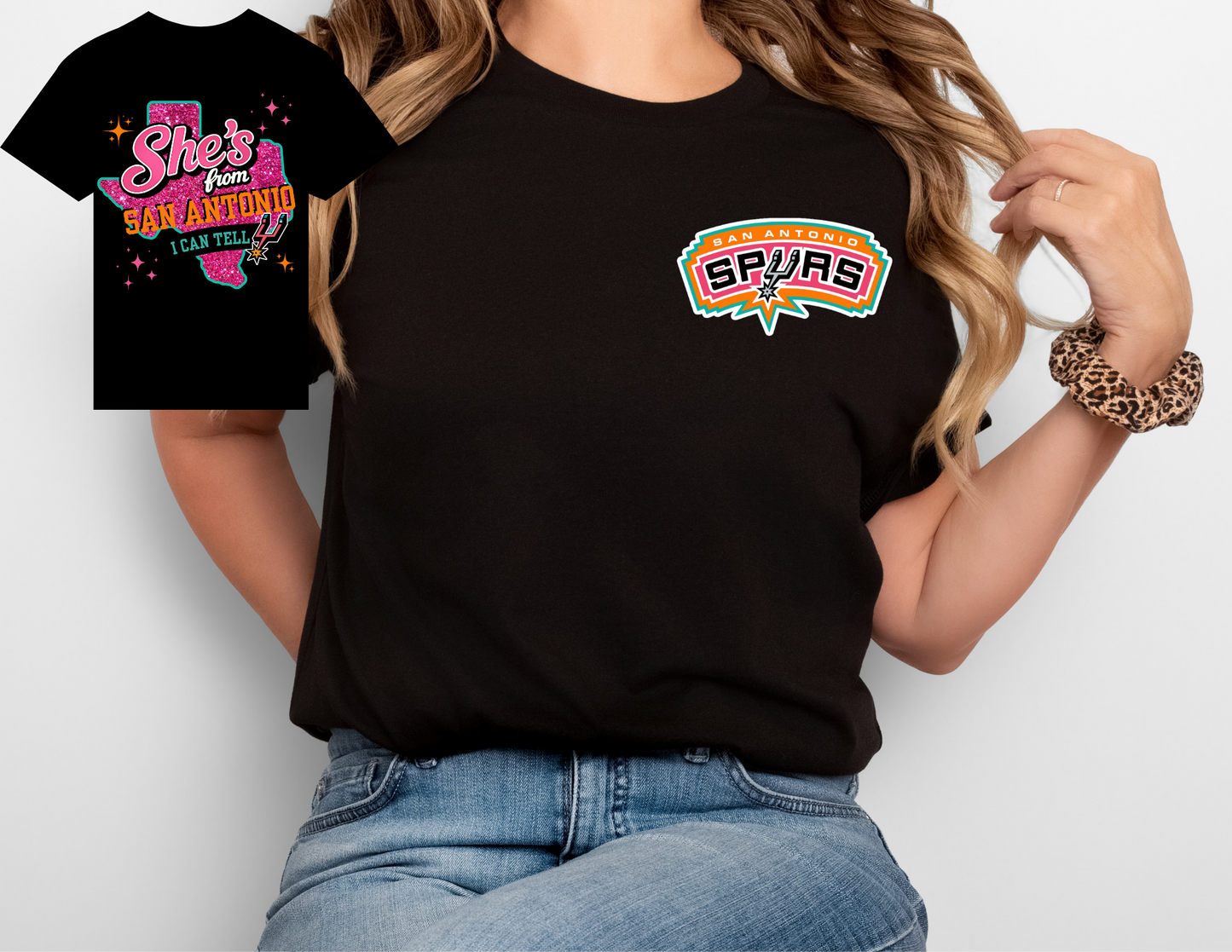 She's from SAN ANTONIO T-Shirt