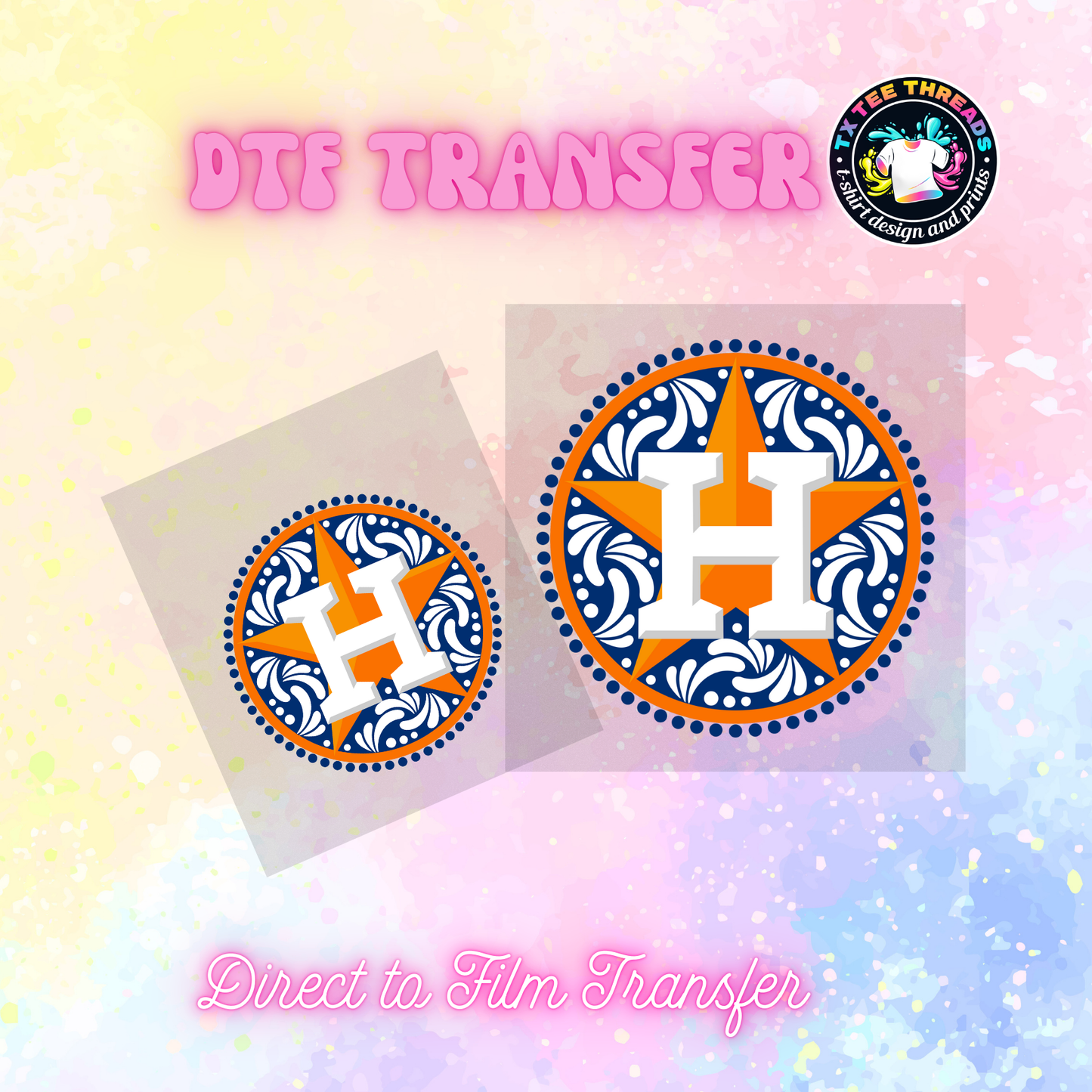H-Town Baseball DTF SINGLE transfers
