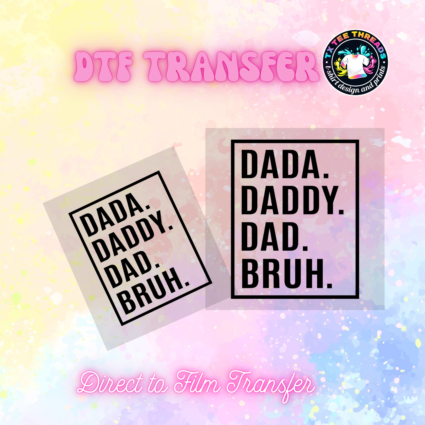 Fathers Day DTF Designs