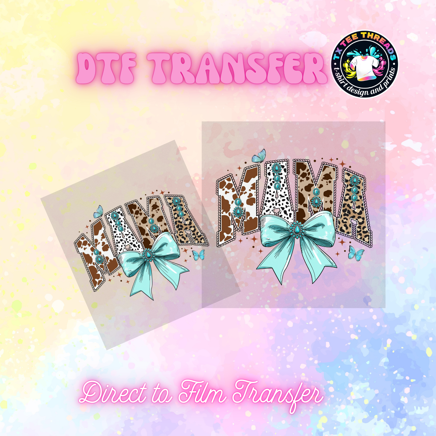 Country and Rodeo DTF SINGLE transfers