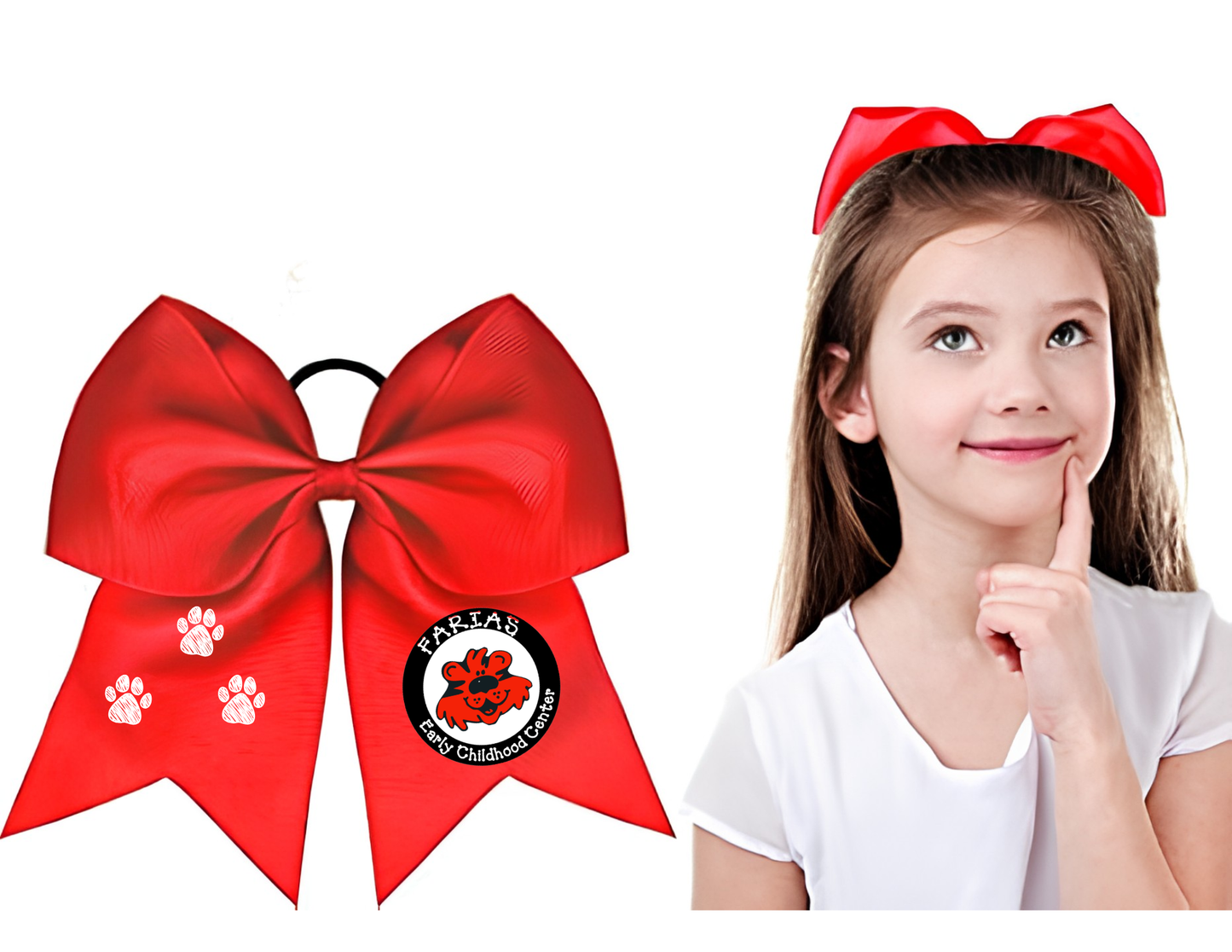 Farias E.C.C Mascot Hairbow