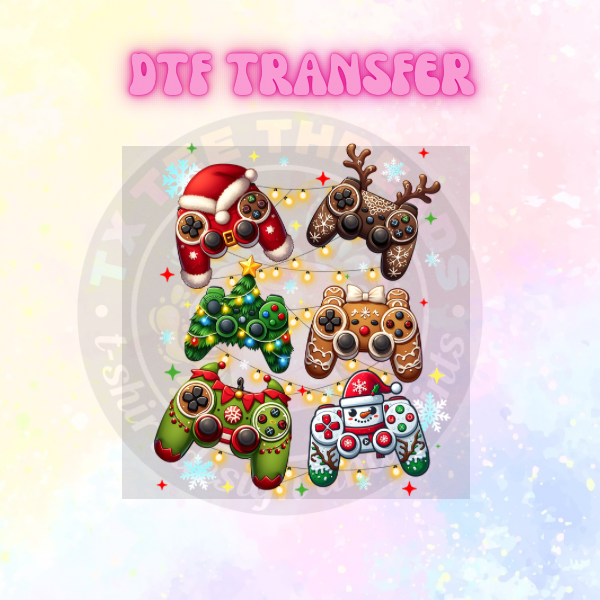 Boy Christmas DTF SINGLE transfers