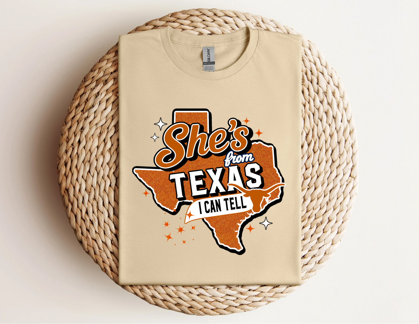 She's from texas Longhorn T-Shirt