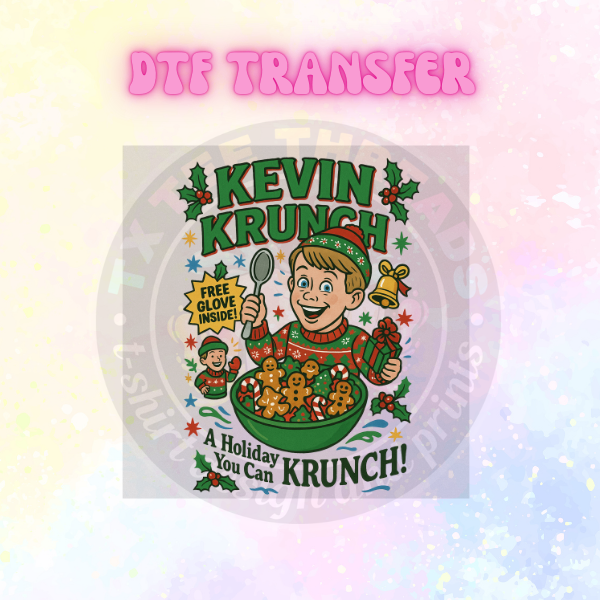 Christmas Cereal DTF SINGLE transfers