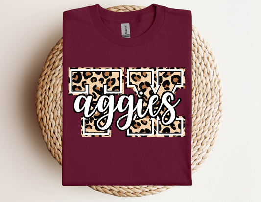 TX aggie cheetah unisex t-shirt