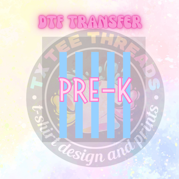 Pink and Blue Grade level Stripe