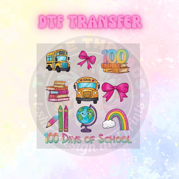 !00 Days Of School (Girl Themed)