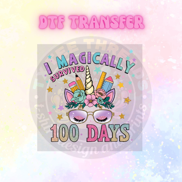 !00 Days Of School (Girl Themed)