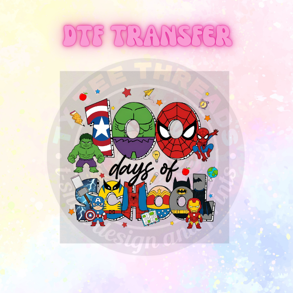 !00 Days Of School (boy Themed)