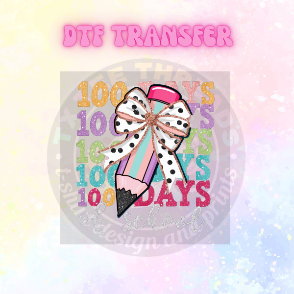 !00 Days Of School (Girl Themed)