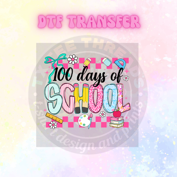 !00 Days Of School (Girl Themed)