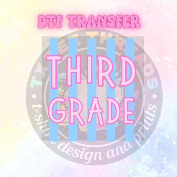 Pink and Blue Grade level Stripe