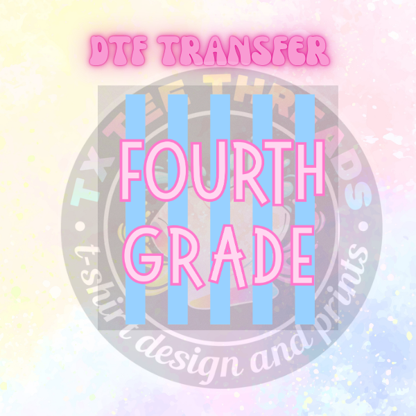 Pink and Blue Grade level Stripe