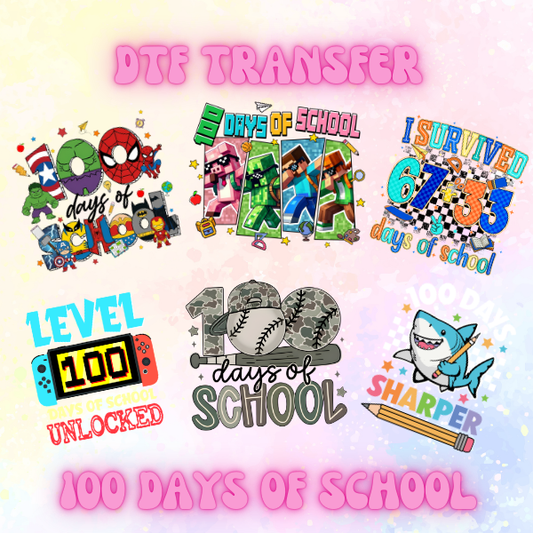 !00 Days Of School (boy Themed)