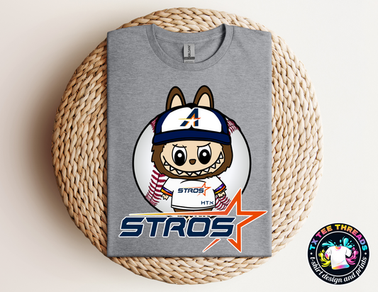 Mini Monster Houston Baseball Tee