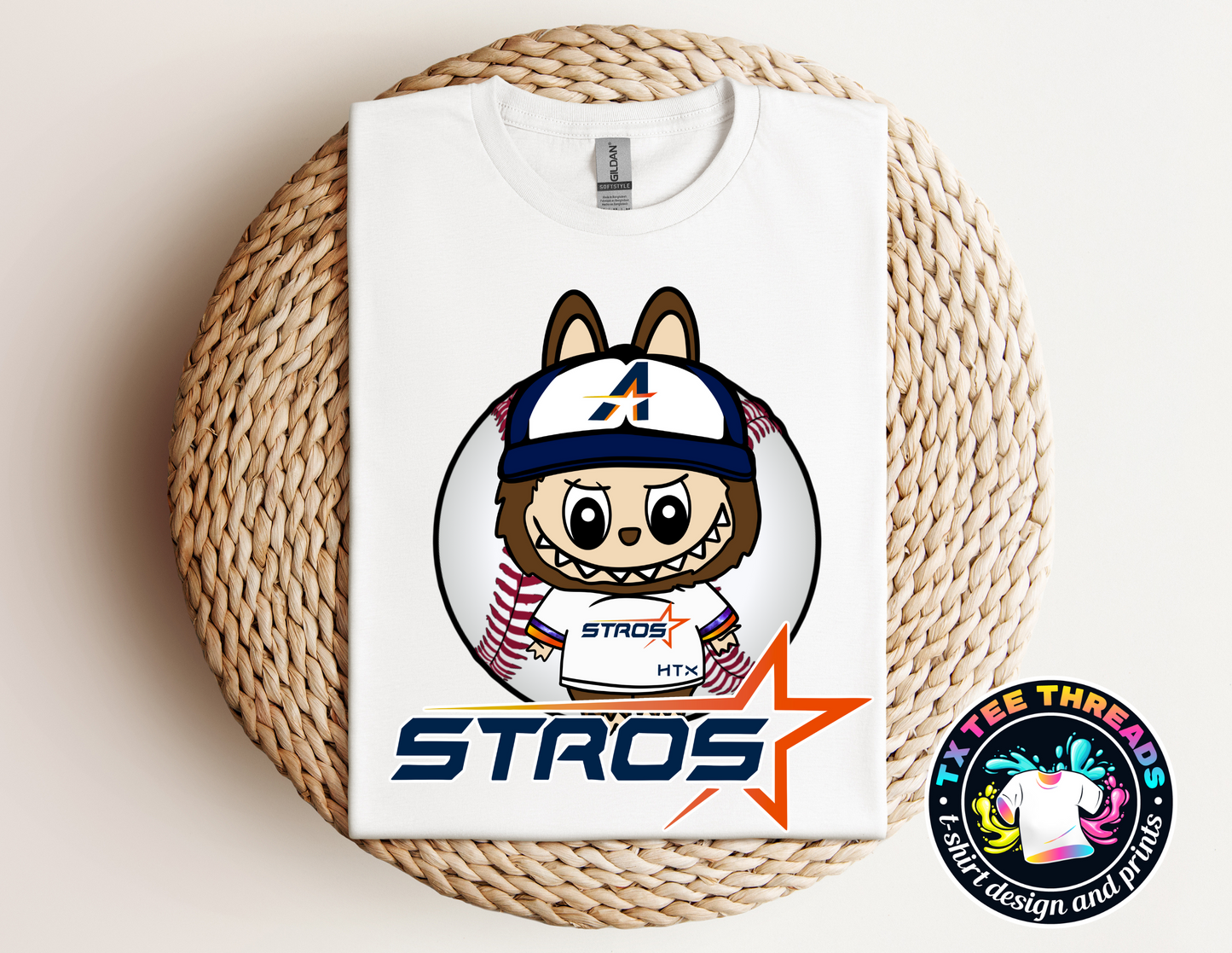 Mini Monster Houston Baseball Tee