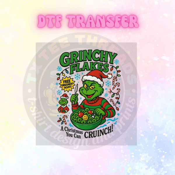 Christmas Cereal DTF SINGLE transfers