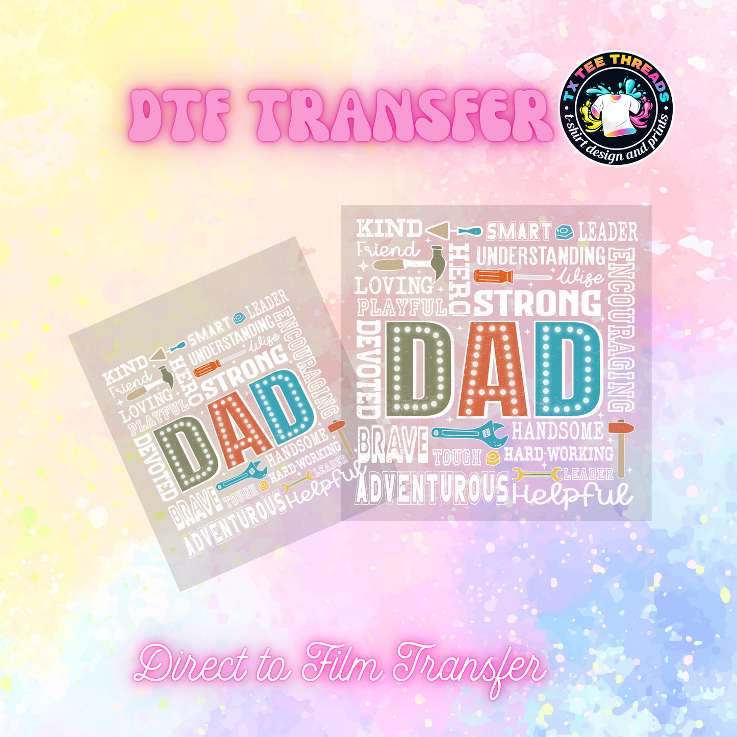 Fathers Day DTF Designs