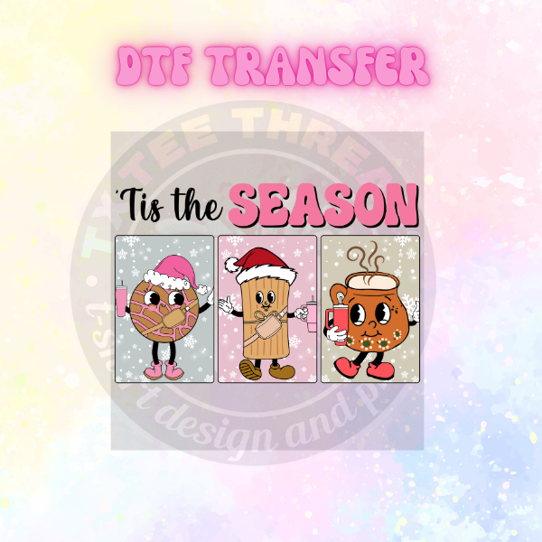 Spanish Christmas DTF SINGLE transfers