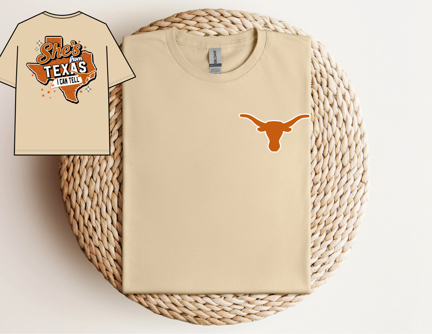 She's from texas Longhorn T-Shirt