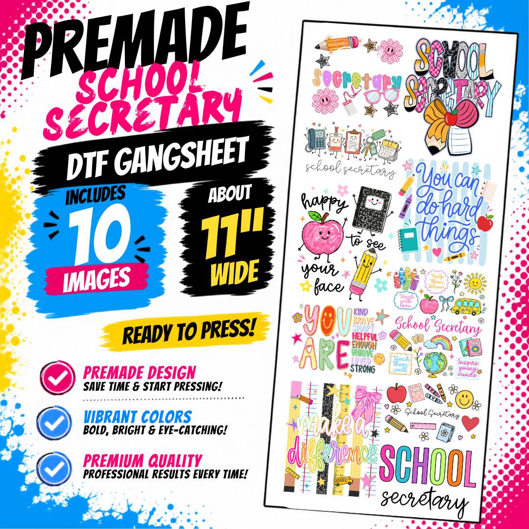Educator 26 DTF Gangsheet