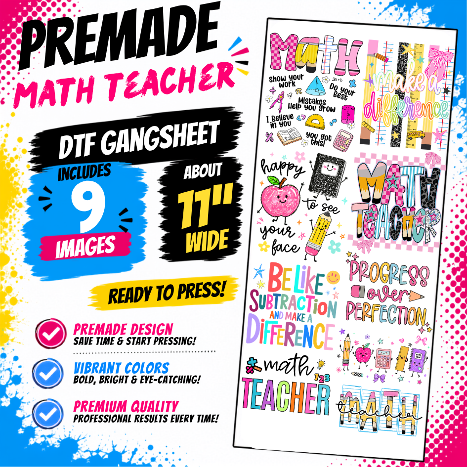 Grade Level Educator DTF Gangsheet