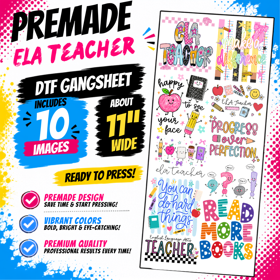 Grade Level Educator DTF Gangsheet
