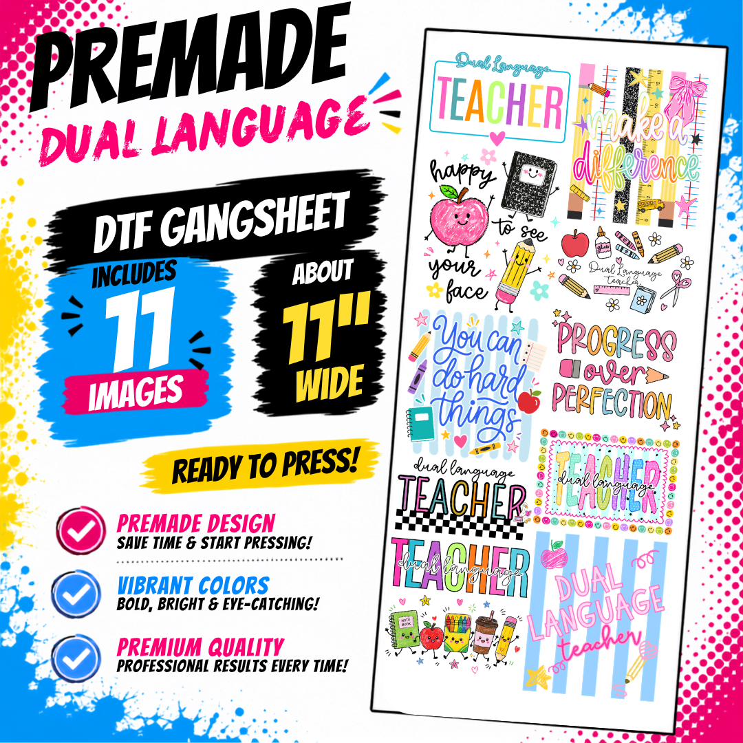 Educator 26 DTF Gangsheet