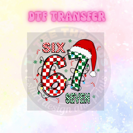 Boy Christmas DTF SINGLE transfers