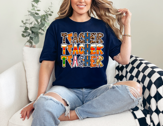 HOU Teacher Baseball T-shirt