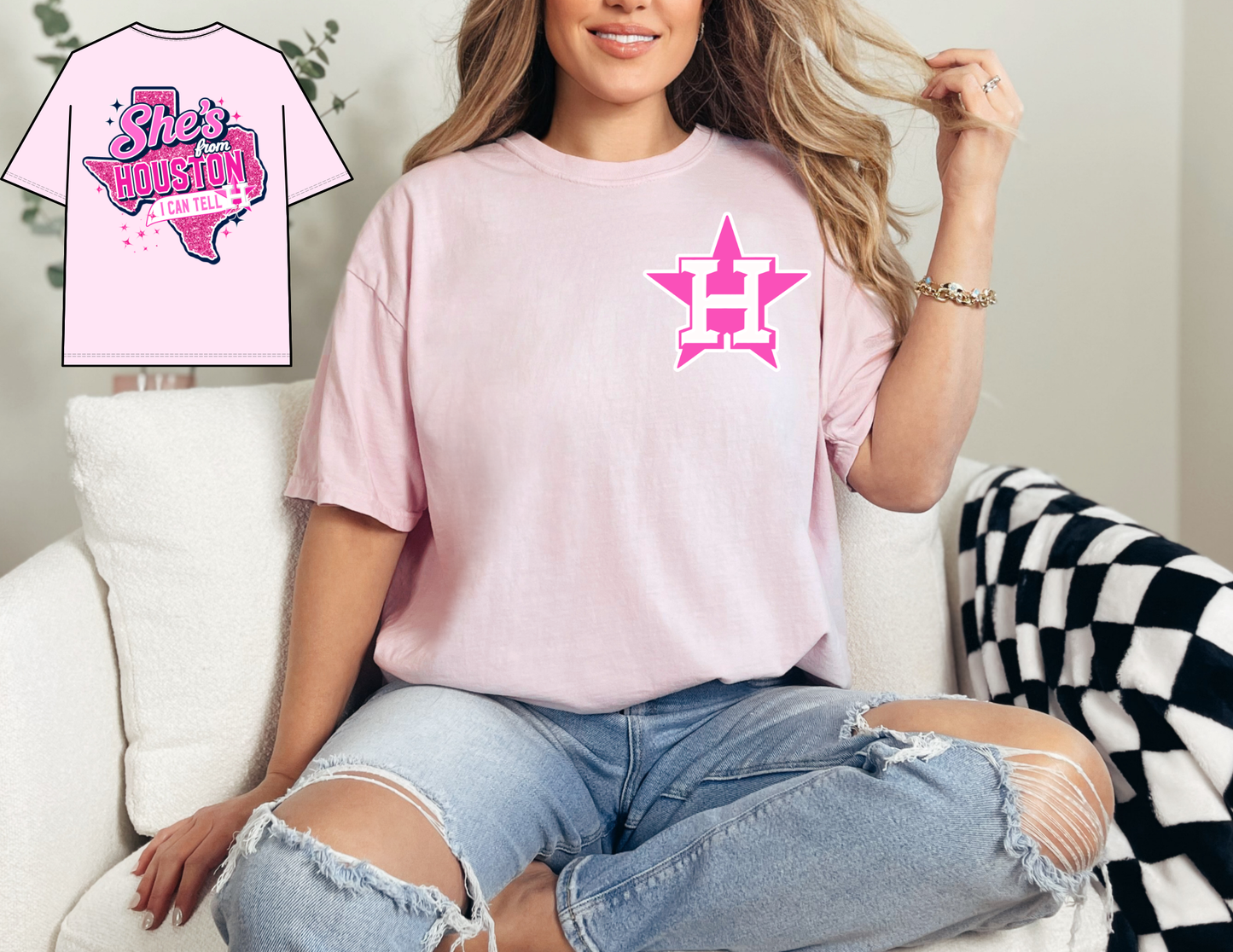 She's from Houston Baseball Pink design