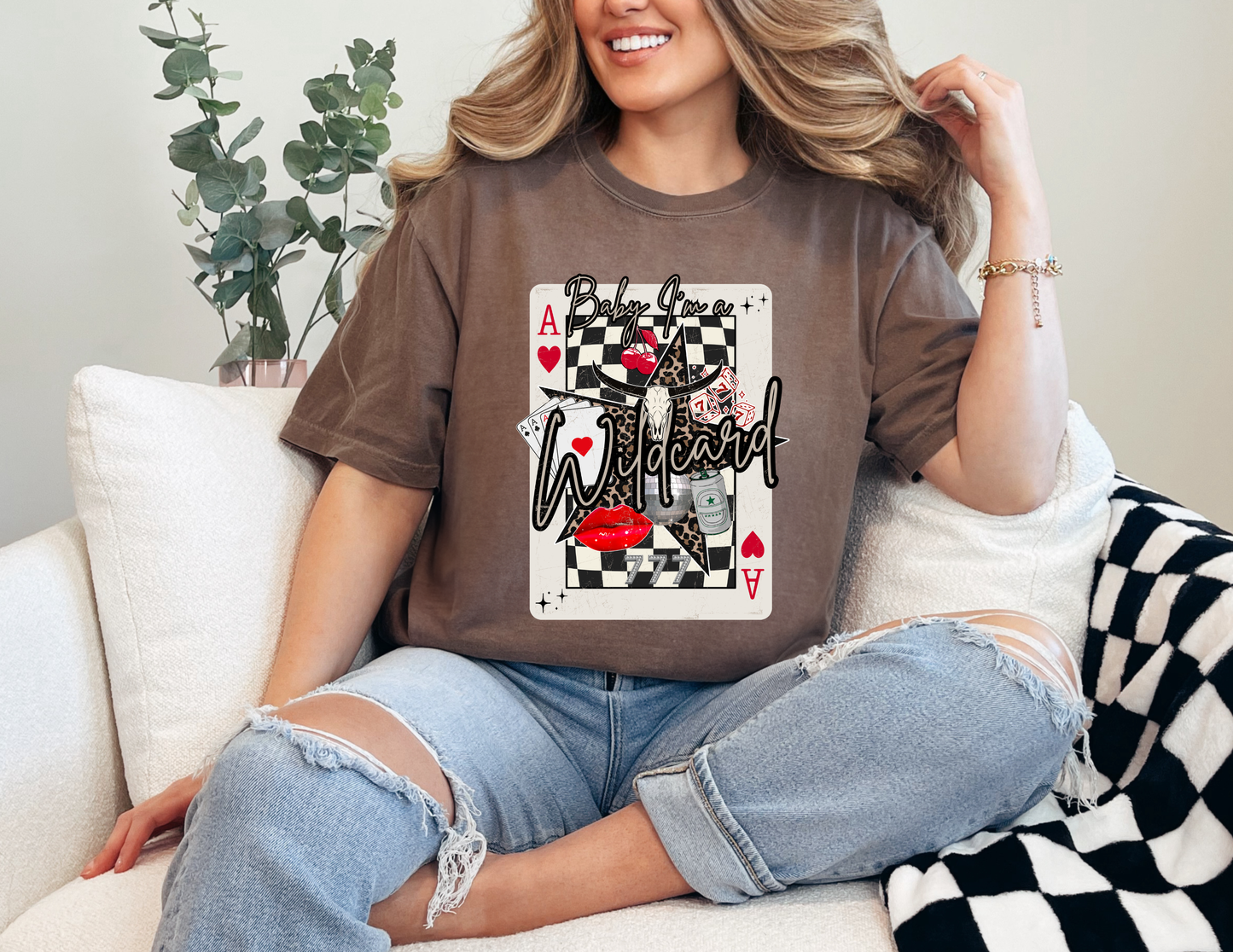 Baby I'm a wildcard comfort colors