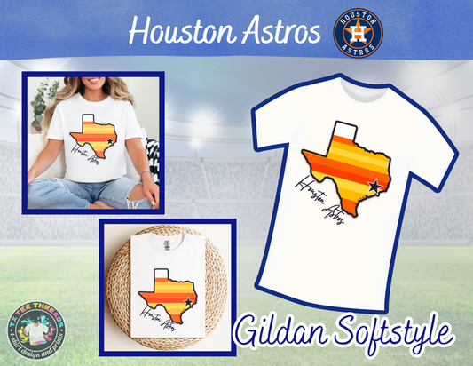 HOU Texas Baseball Tee