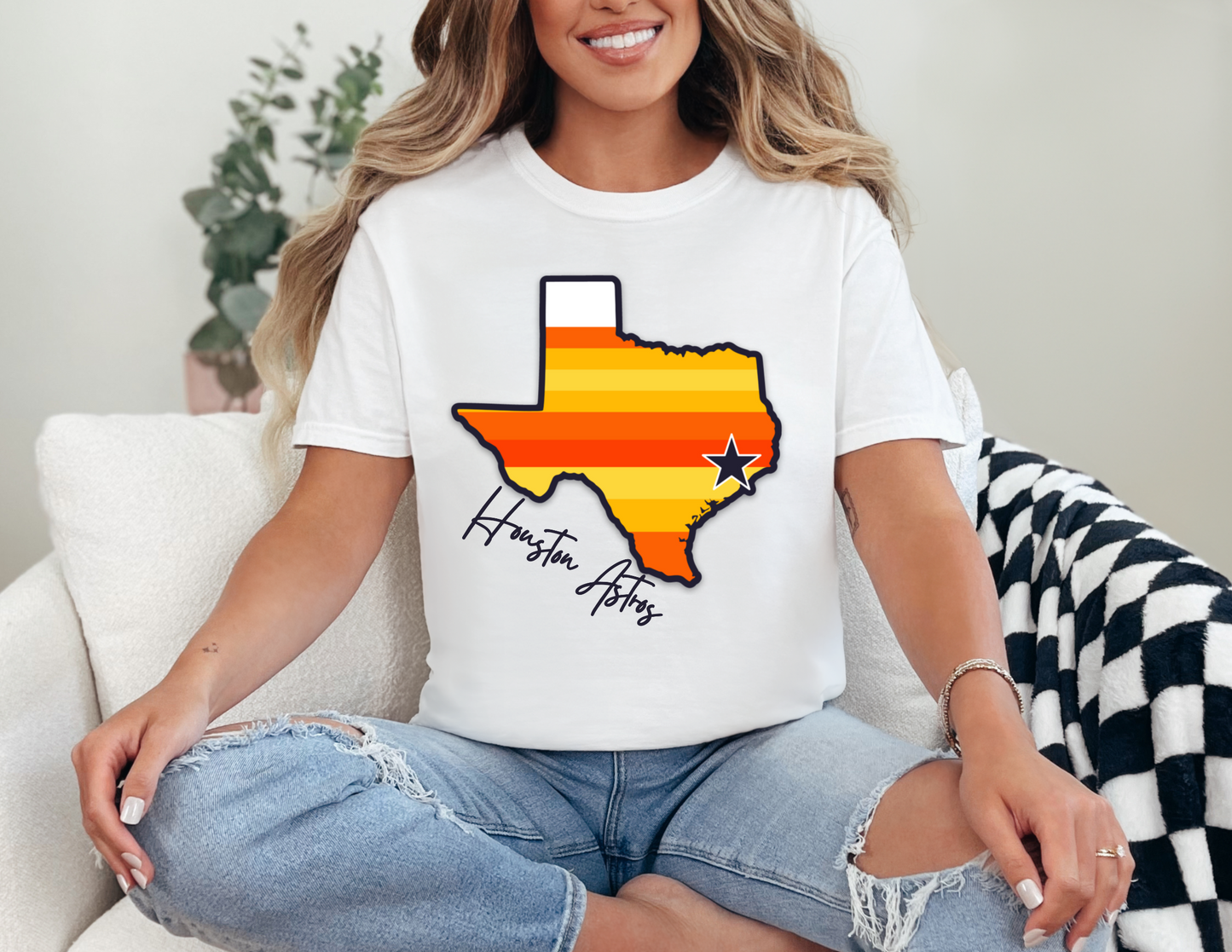 HOU Texas Baseball Tee